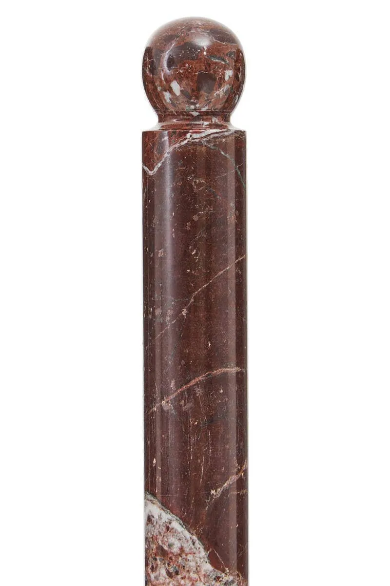Salmo Red and White Marble Kitchen Roll Holder