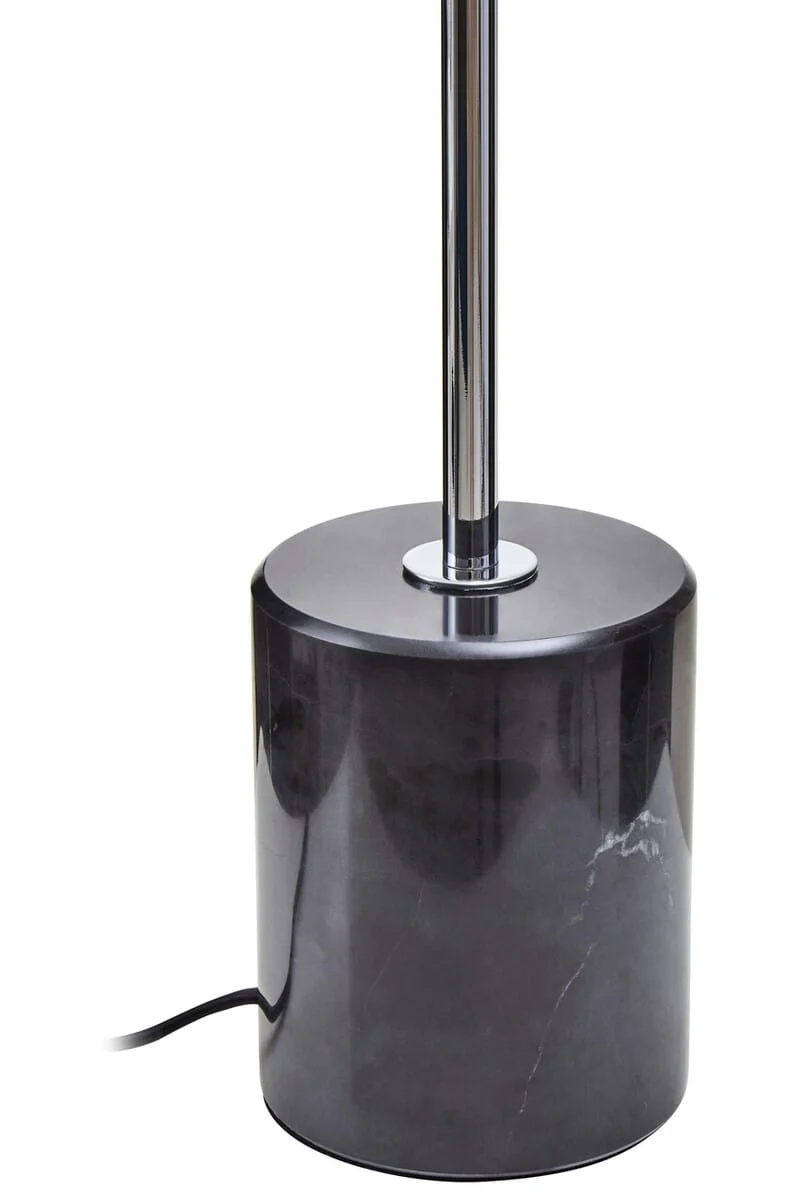 Revive Small Silver Finish Metal Table Lamp
