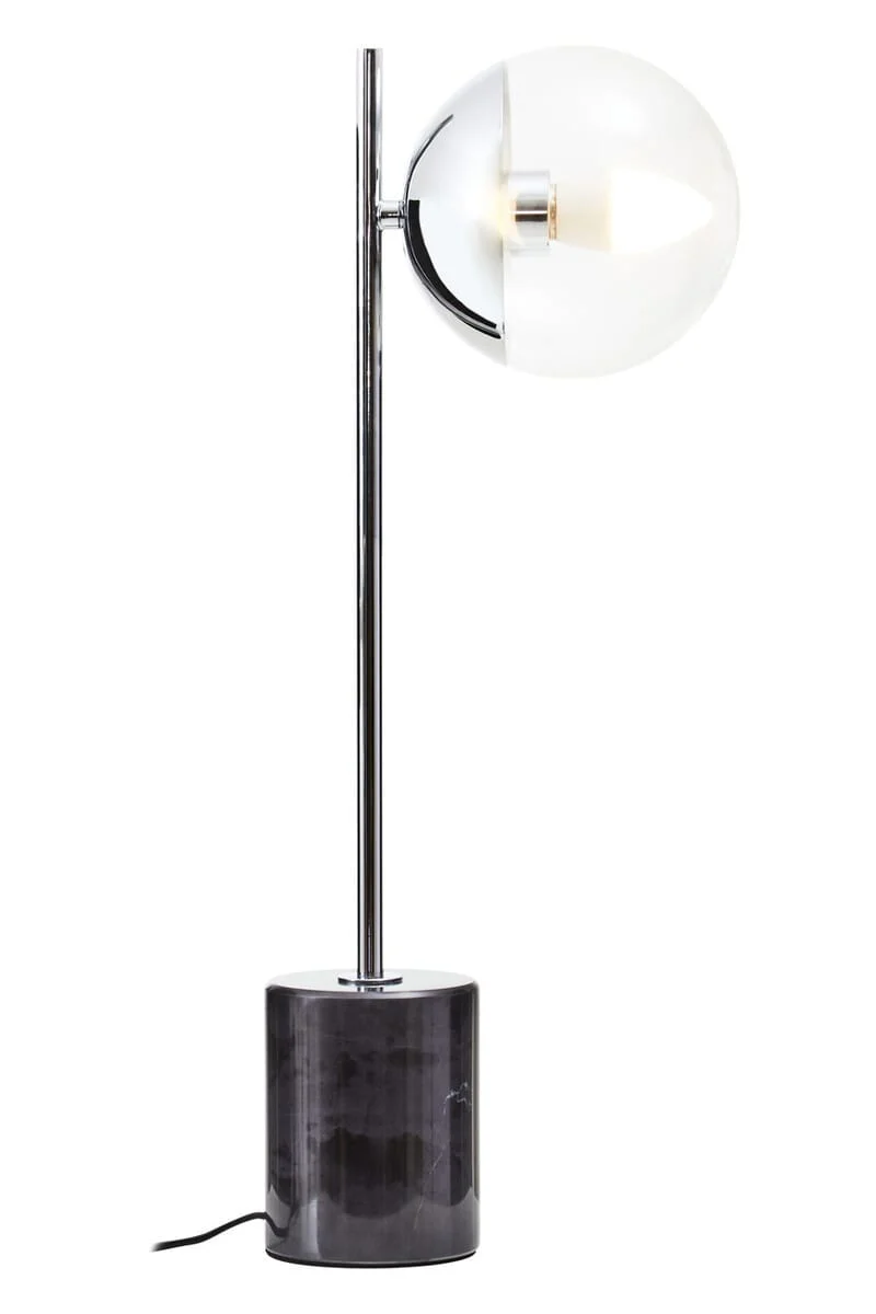 Revive Small Silver Finish Metal Table Lamp