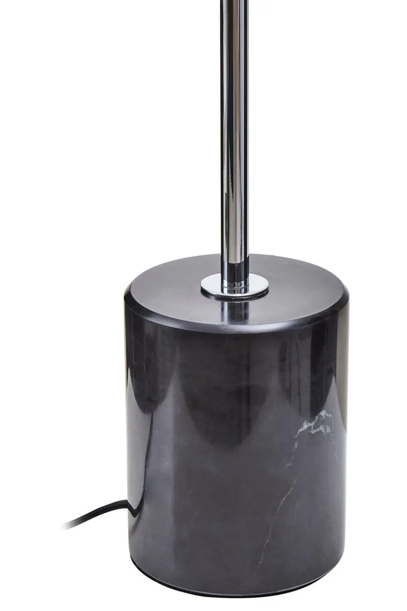 Revive Small Silver Finish Metal Table Lamp