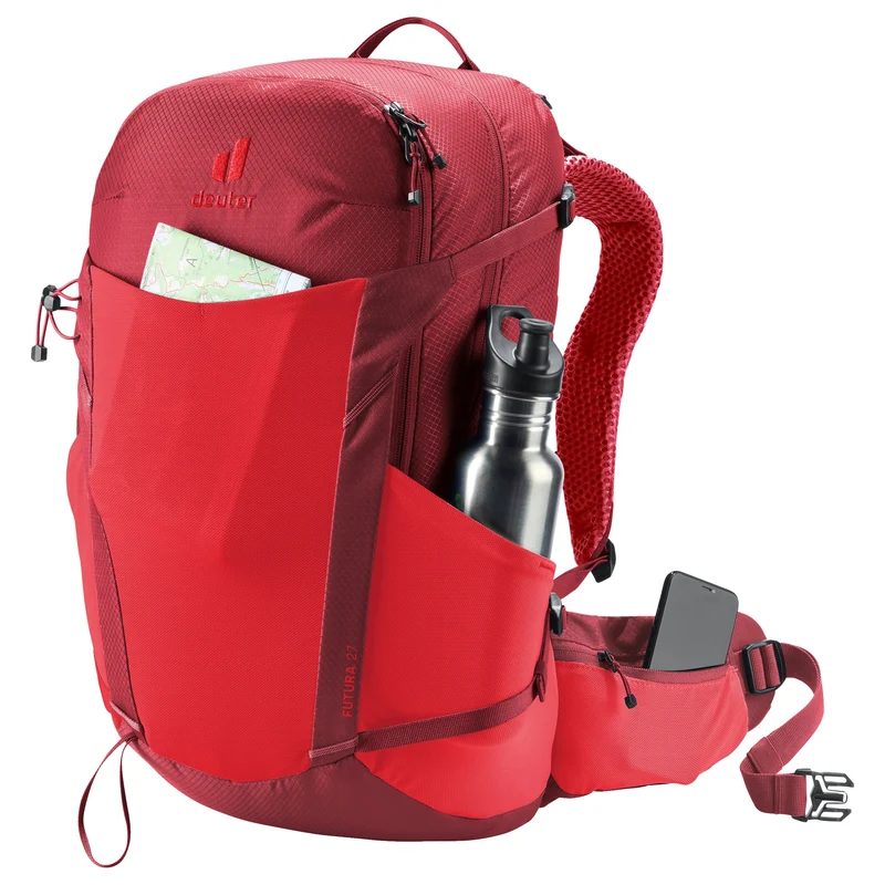 Deuter Futura 27 - Mochila de senderismo 52 cm (cherry-masala)