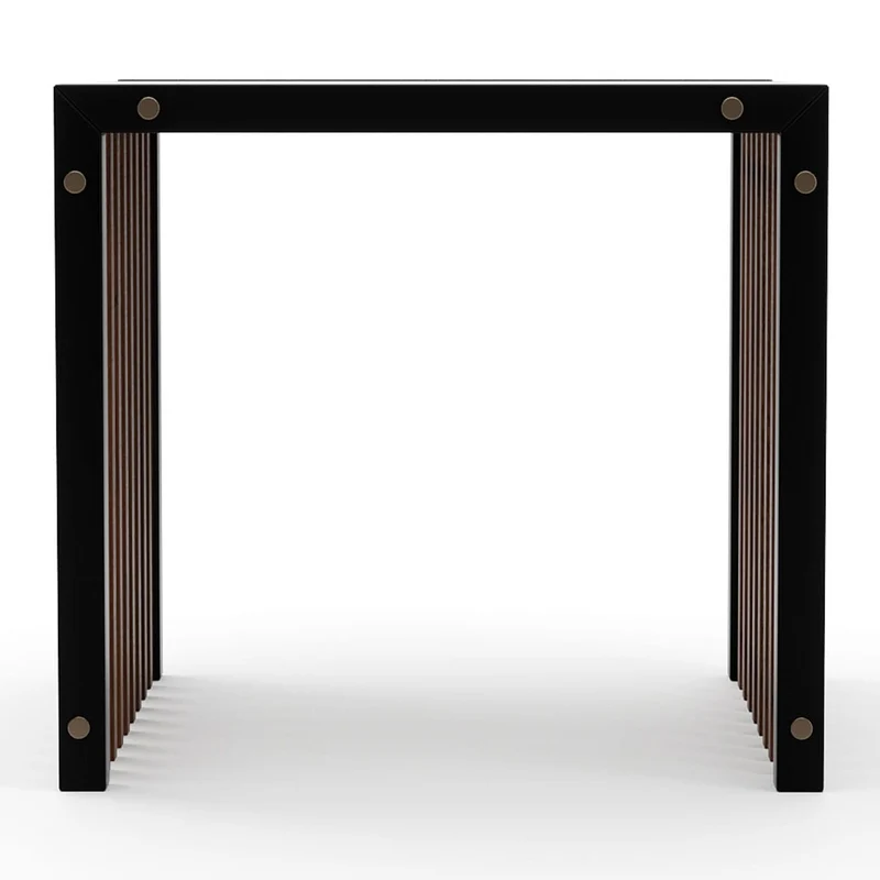 Pinstripe Dark Side Table
