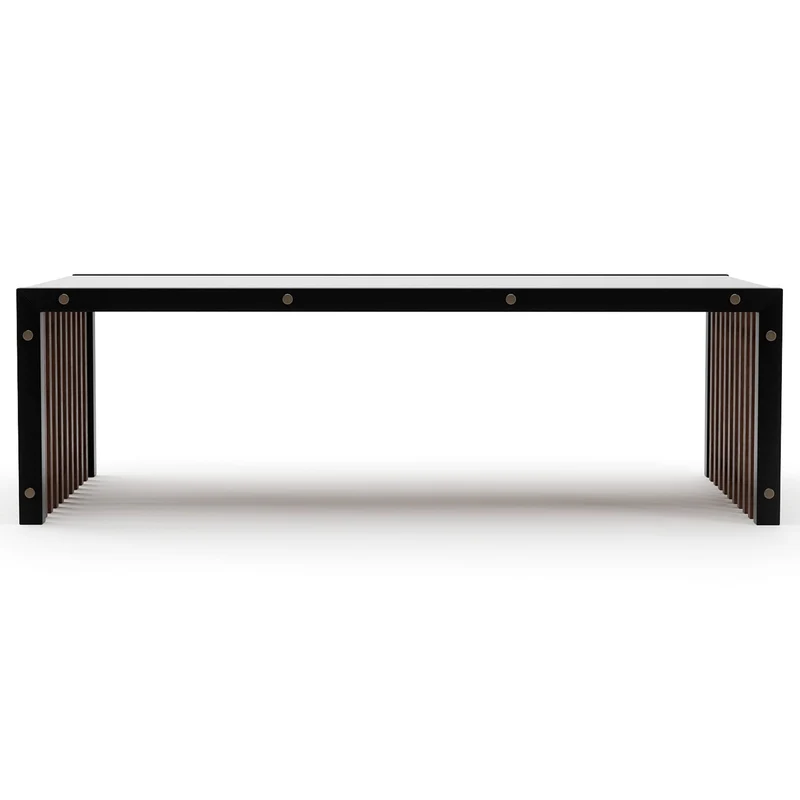 Pinstripe Dark Coffee Table