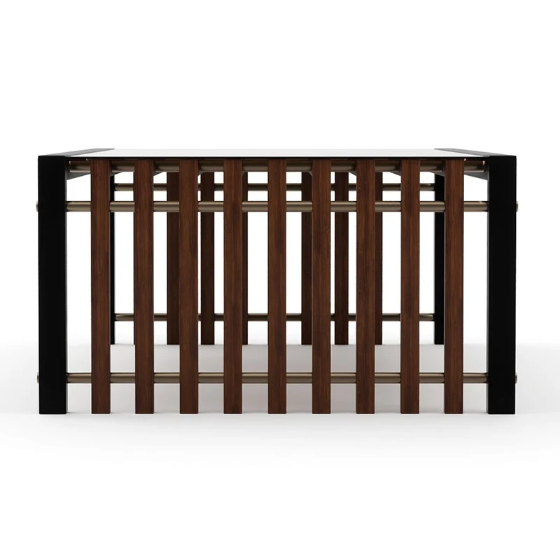 Pinstripe Dark Coffee Table