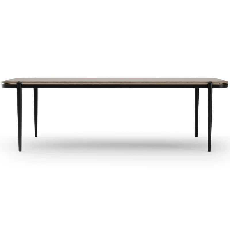 Madera Rectangle Dining Table in Chocolate 240cm