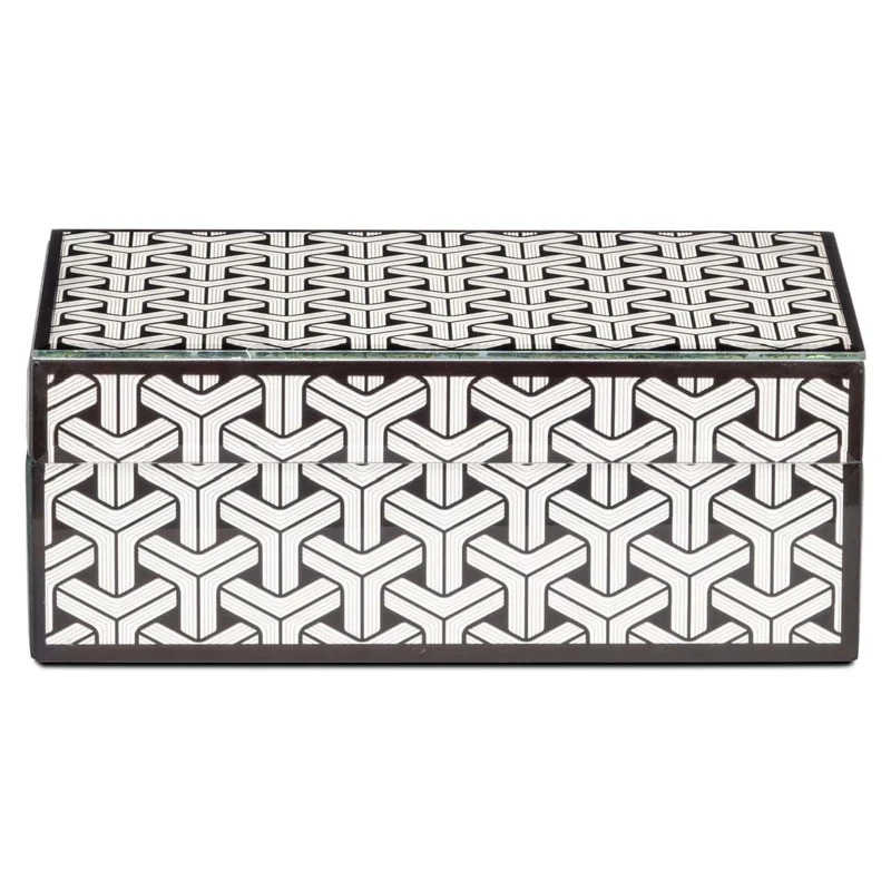 Storage box Feliz black/white small | OUTLET
