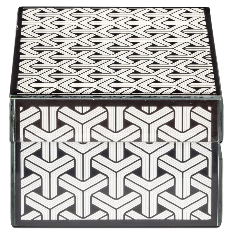 Storage box Feliz black/white small | OUTLET