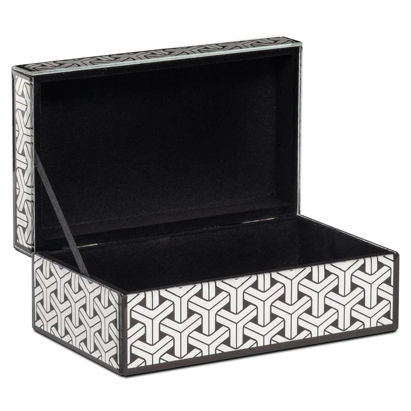 Storage box Feliz black/white small | OUTLET