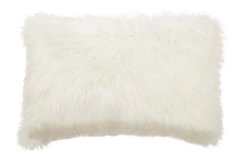 Bosie Lamina Cream Fur Cushion