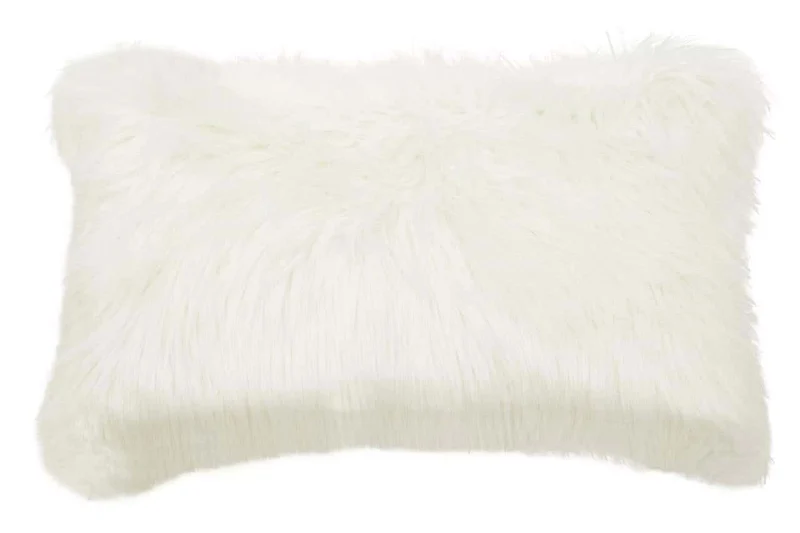Bosie Lamina Cream Fur Cushion