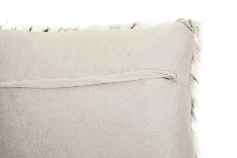 Bosie Lamina Animal Print Square Fur Cushion