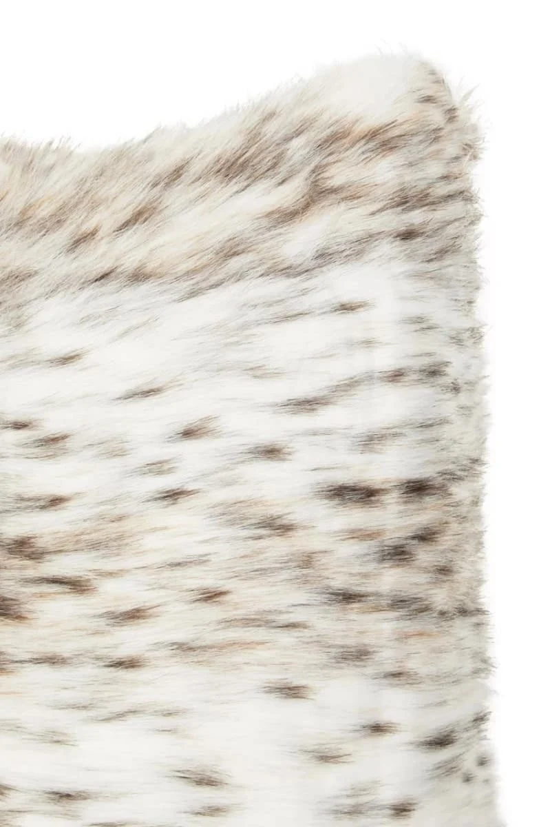 Bosie Lamina Animal Print Rectangular Fur Cushion