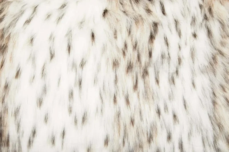 Bosie Lamina Animal Print Rectangular Fur Cushion