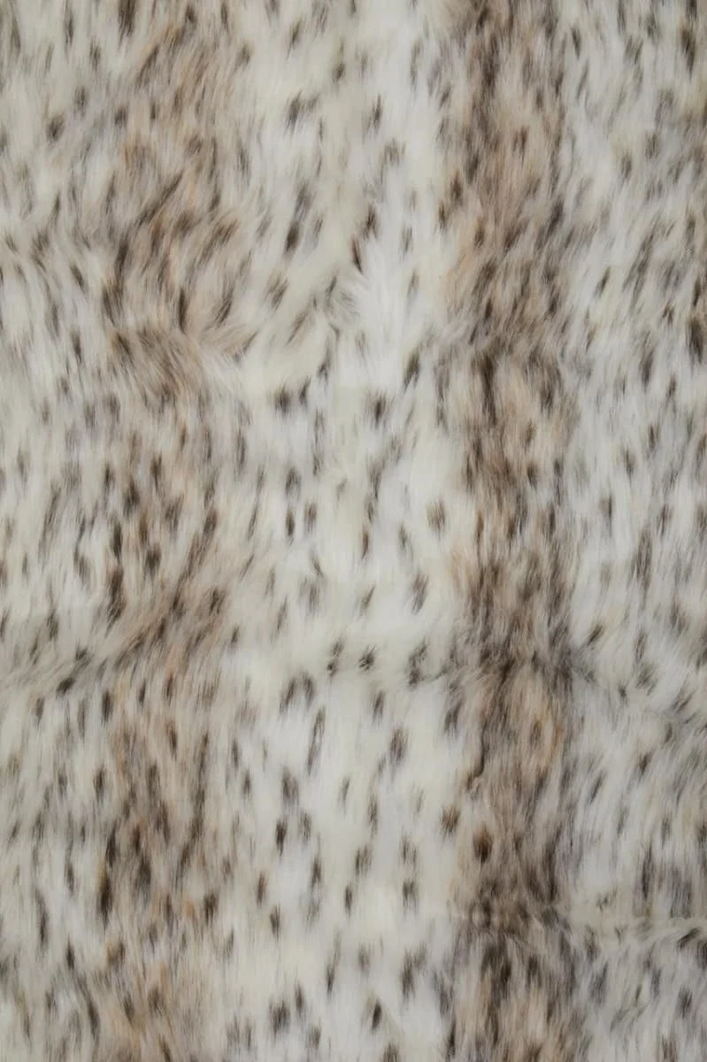 Bosie Lamina Animal Print Fur Throw