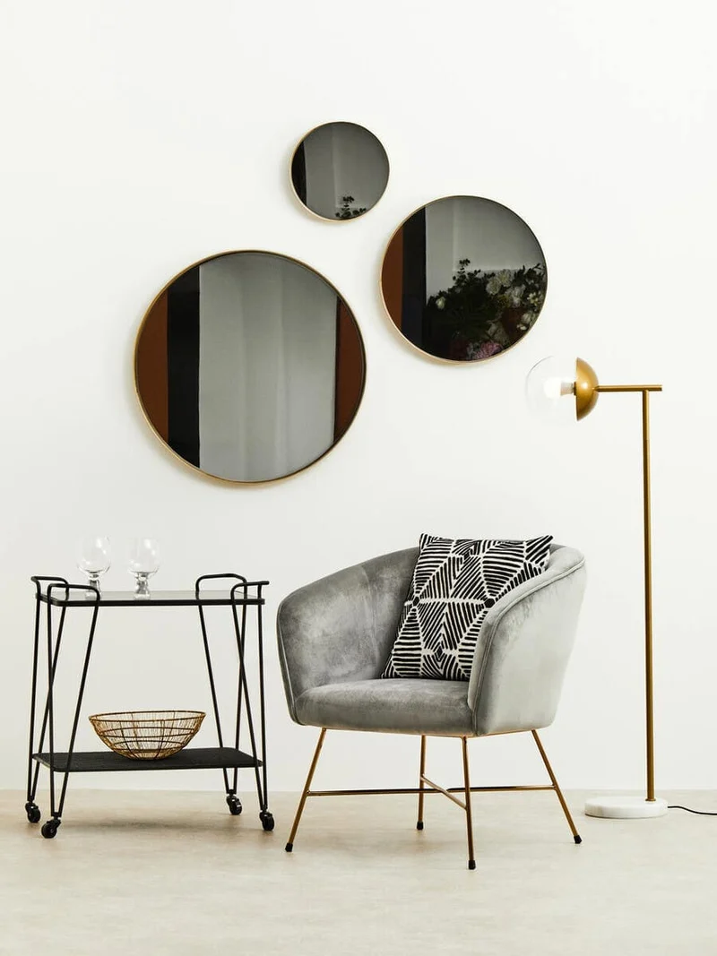 Revive Gold Finish Metal Floor Lamp