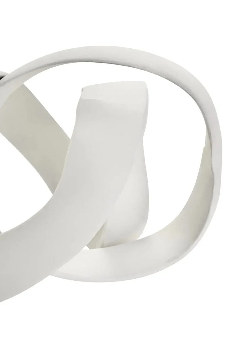 Prato Ivory Finish Knot Sculpture