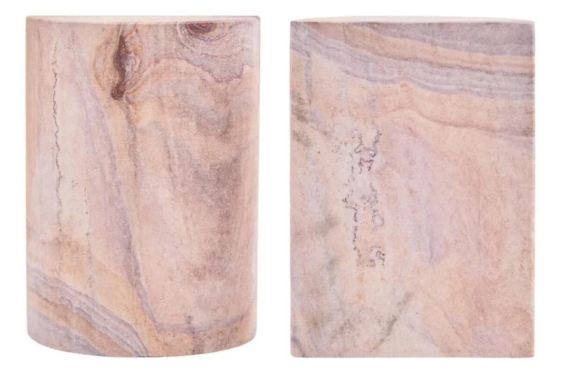 Pietra Set of Two Rainbow Sandstone Bookends