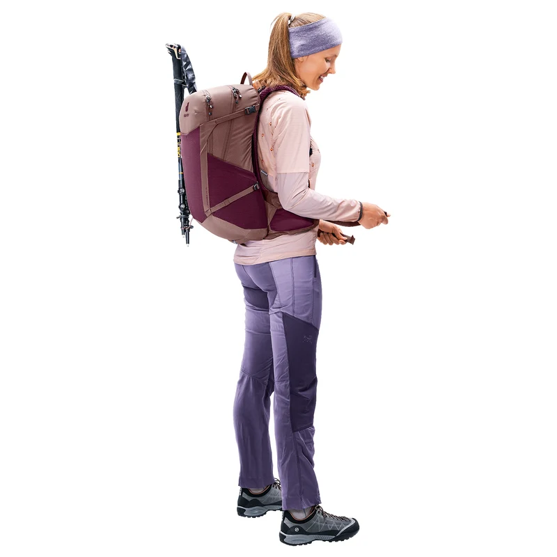 Deuter Futura 25 SL - Mochila de senderismo 52 cm (cassis-ashrose)