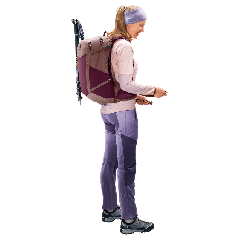 Deuter Futura 21 SL - Mochila de senderismo 50 cm (cassis-ashrose)