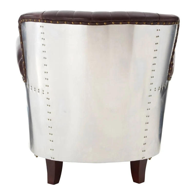 Victor Brown Leather Armchair