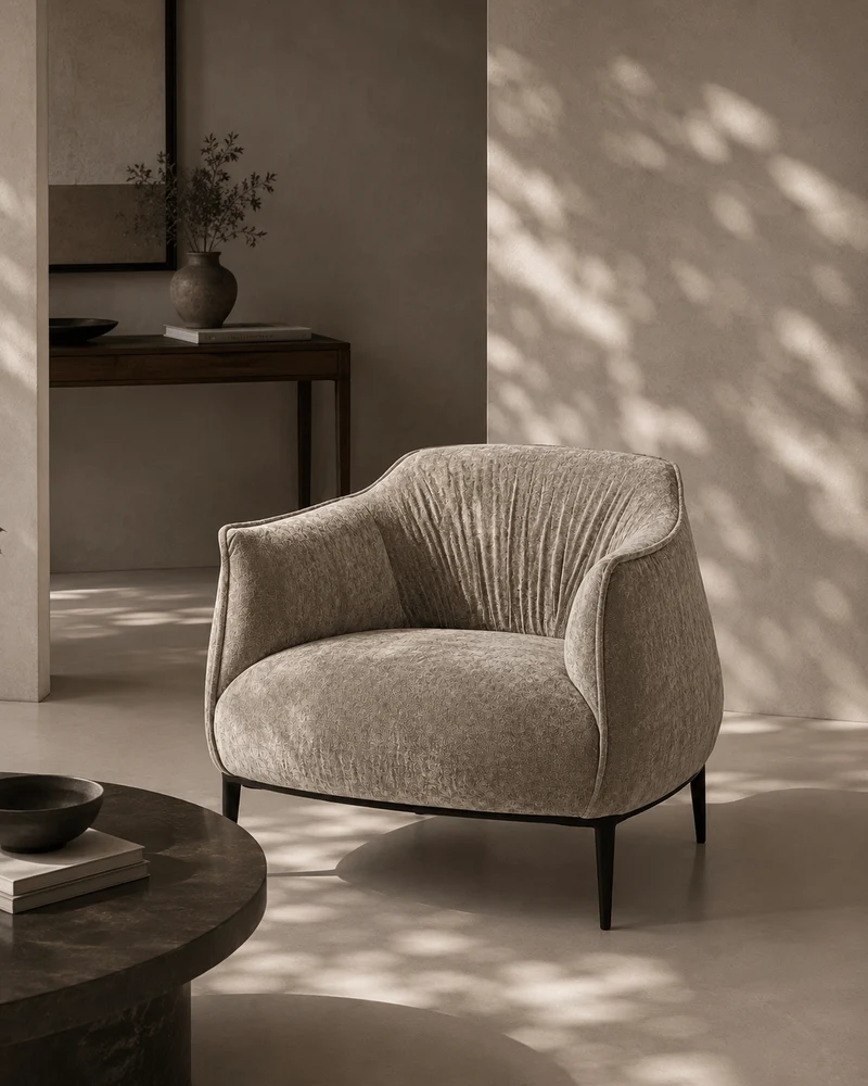 Tyrone Lounge Chair - Gisele Olive