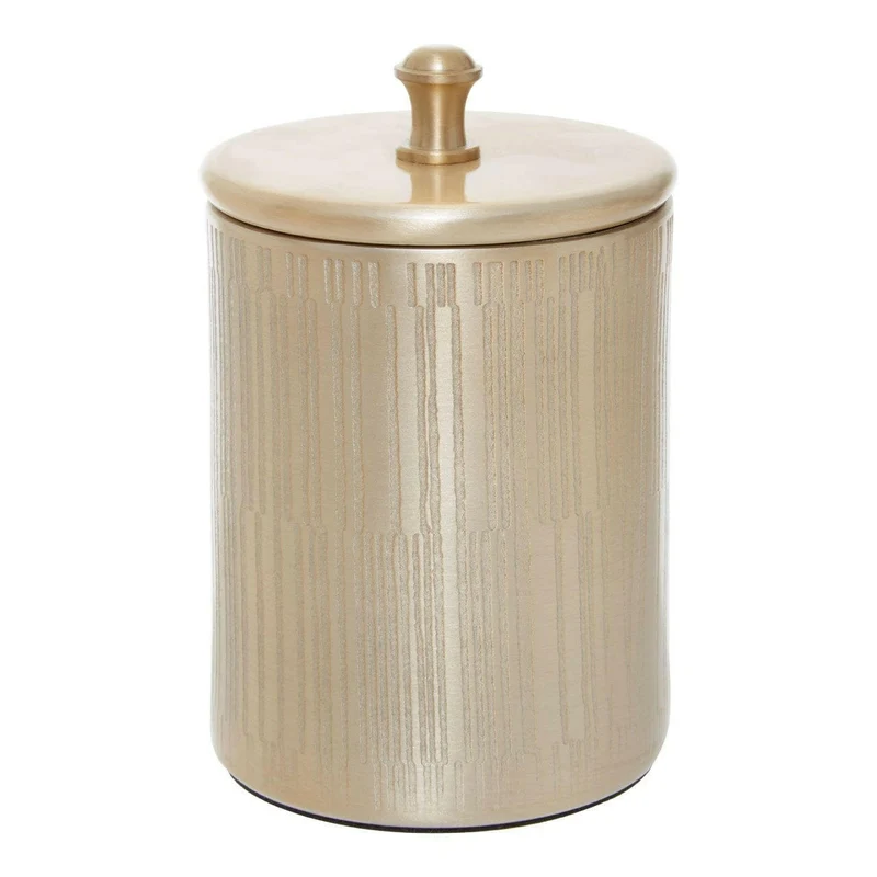 Allure Champagne Finish Canister| OUTLET