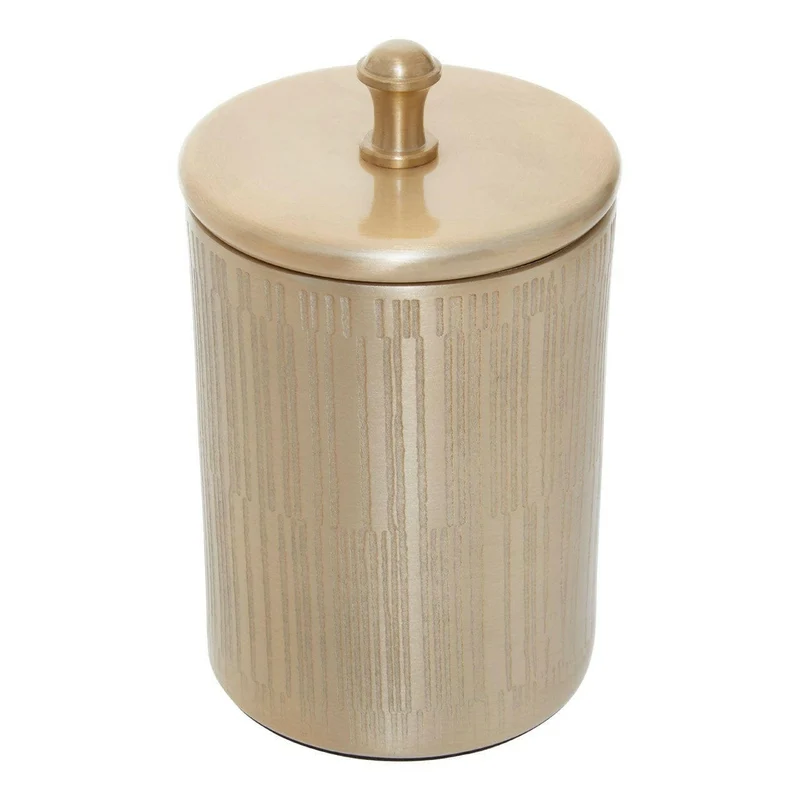 Allure Champagne Finish Canister| OUTLET