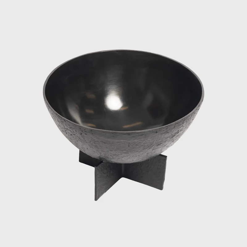 Bronze Brutalist Bowl