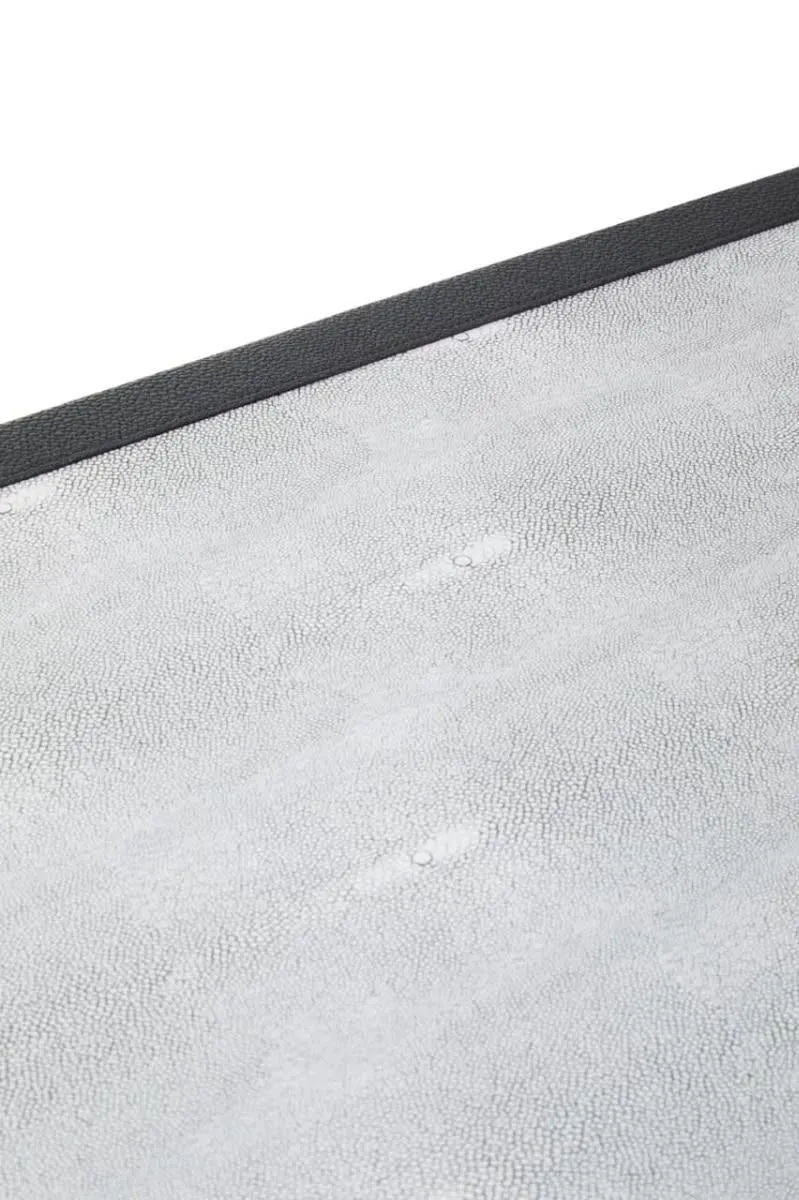 Cadiz Grey Shagreen Effect 4 Door Sideboard