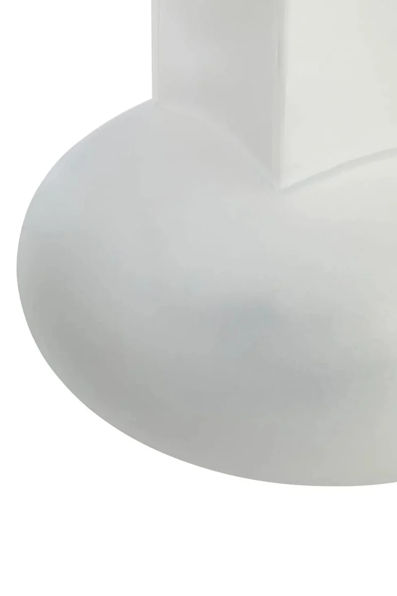 Gabi Small Opaque White Glass Vase