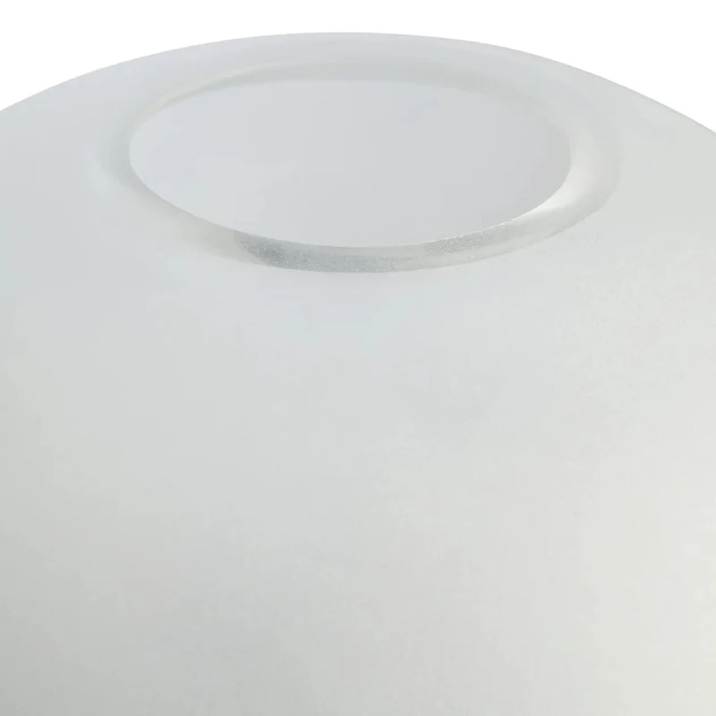 Gabi Large Opaque White Glass Vase