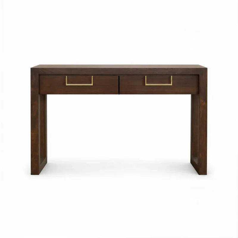 Lucca Console in Walnut