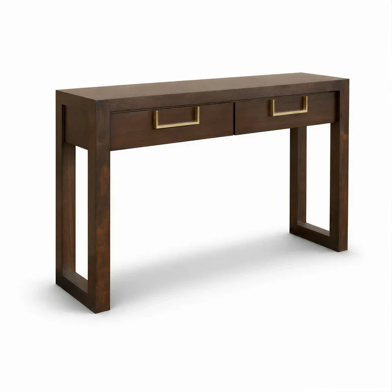 Lucca Console in Walnut
