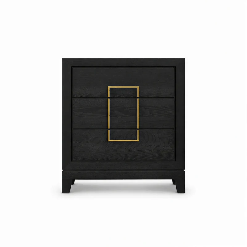 Lucca 3 Drawer Chest in Brown