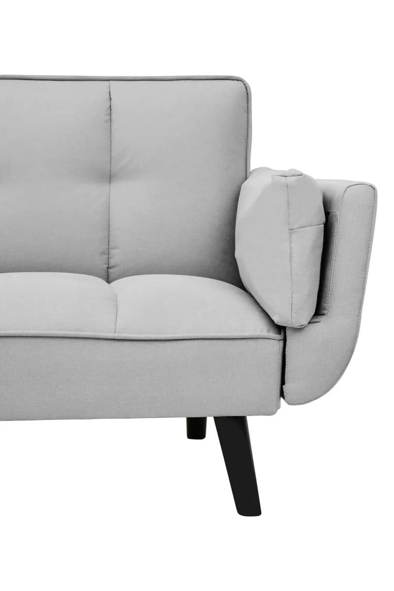 Valerie 3 Seat Light Grey Sofa Bed