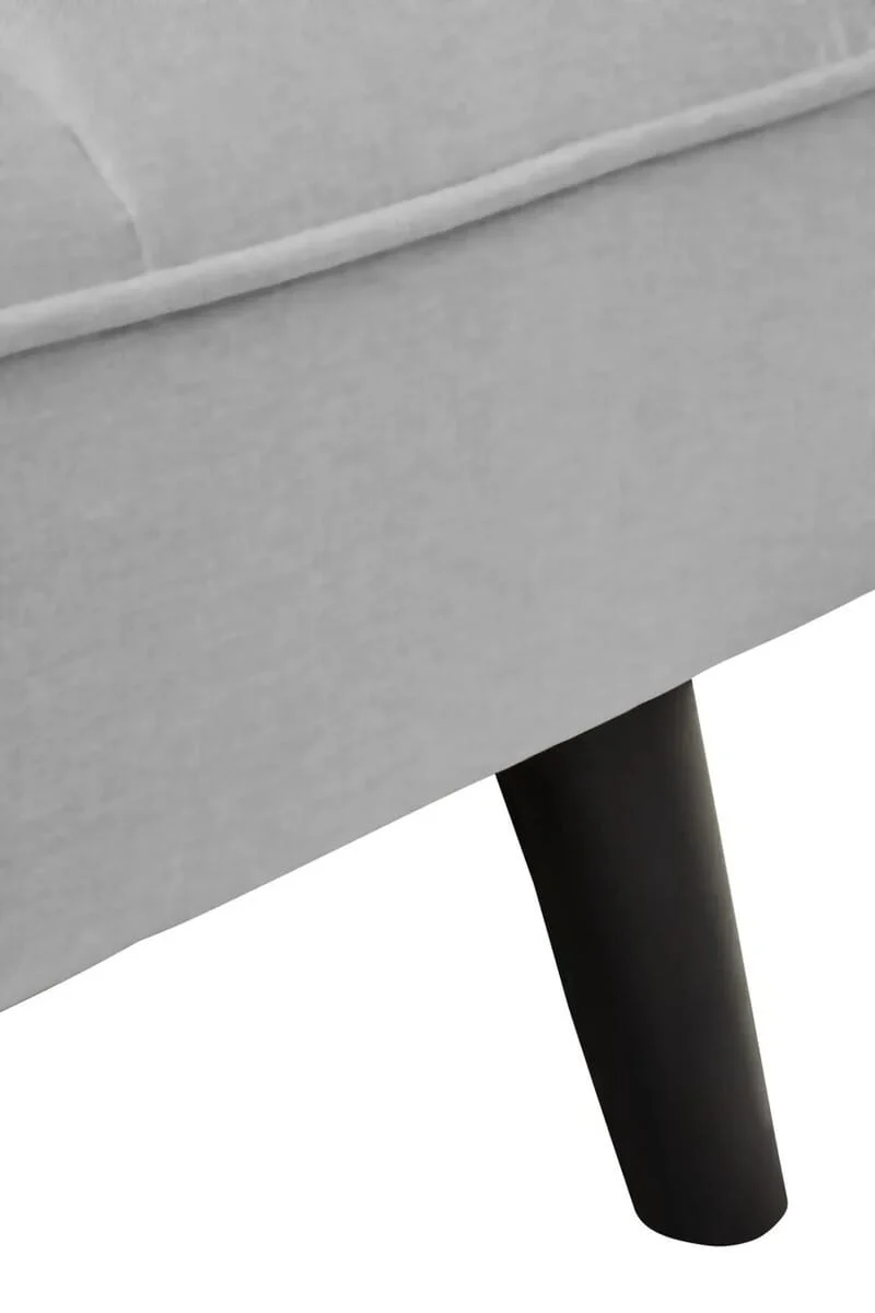 Valerie 3 Seat Light Grey Sofa Bed