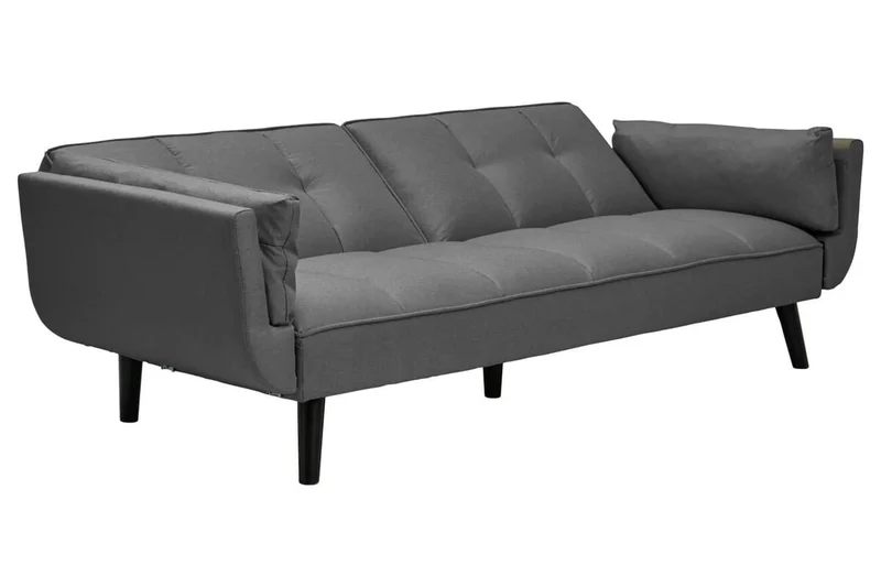 Valerie 3 Seat Dark Grey Sofa Bed