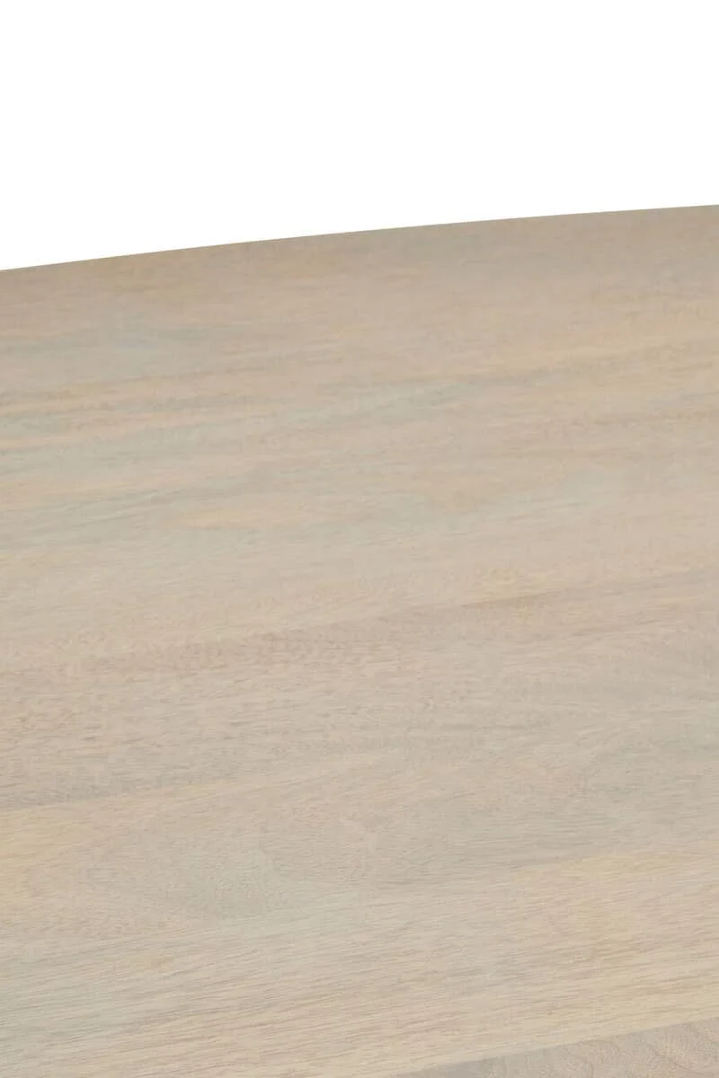 Torello Grey Mango Wood Oval Dining Table