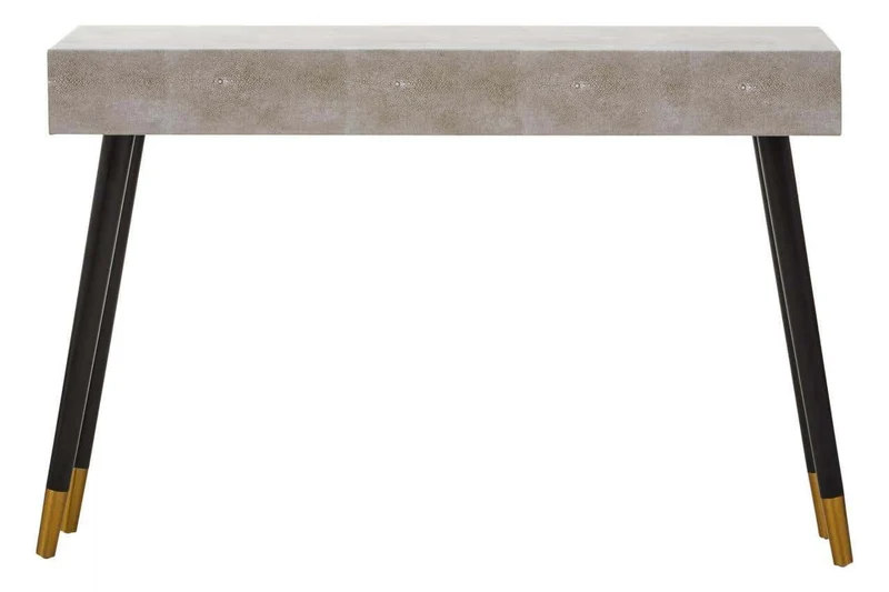 Cadio Shagreen Effect Two Drawer Console Table
