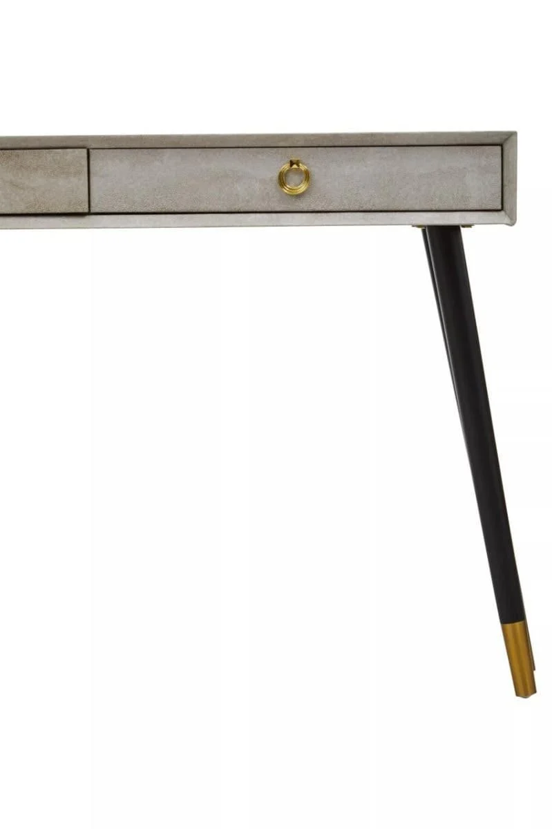 Cadio Shagreen Effect Two Drawer Console Table