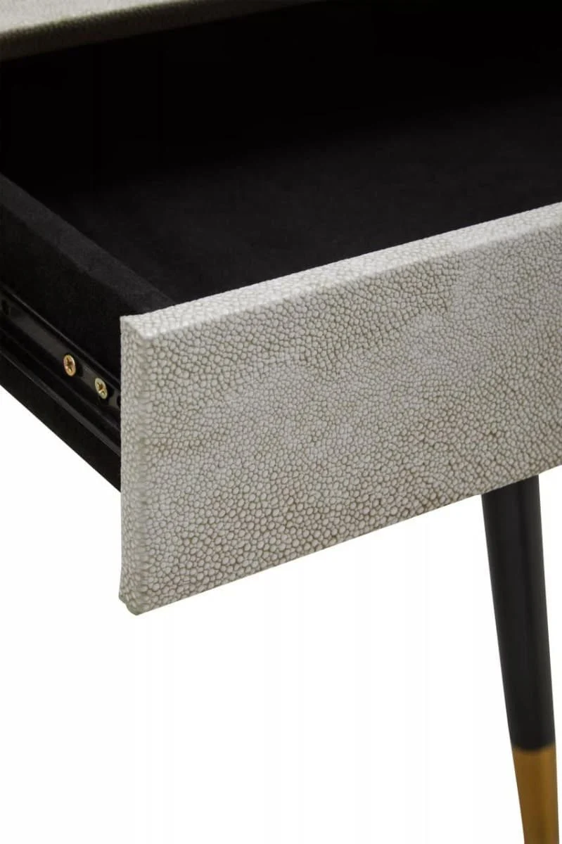 Cadio Shagreen Effect Two Drawer Console Table