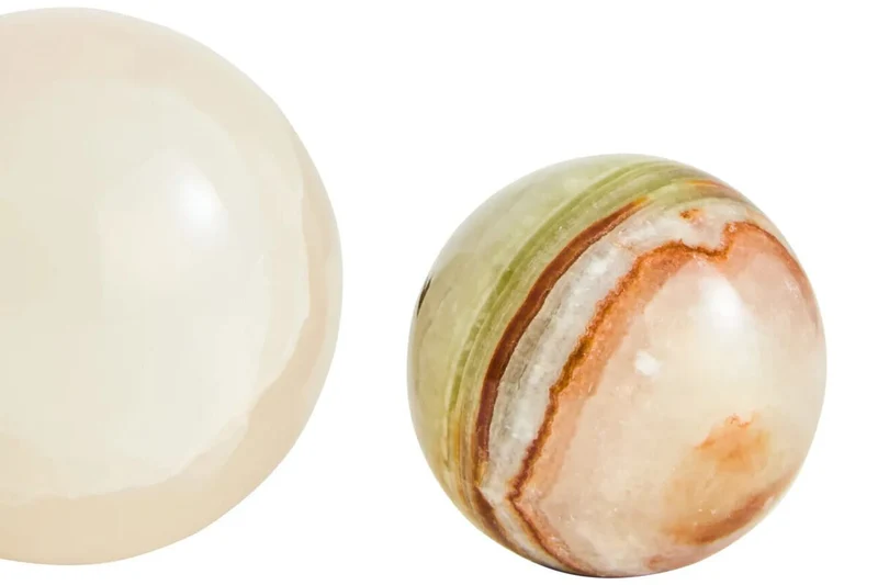 Oleena Onyx Set of 4 Deco Balls