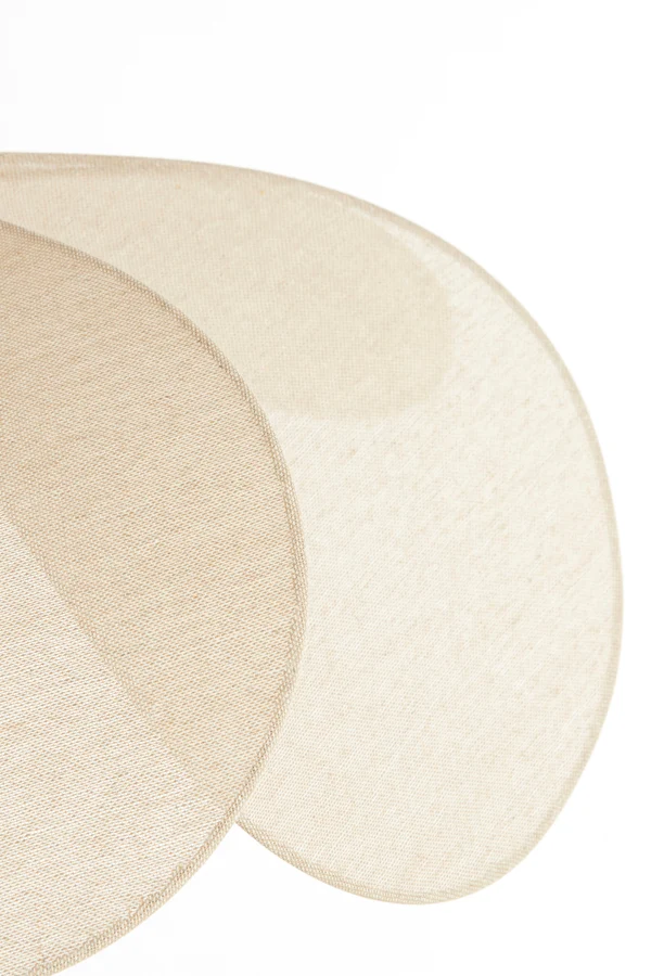 Hanging lamp 60x30 cm LAVRIRIA natural+wood | OUTLET