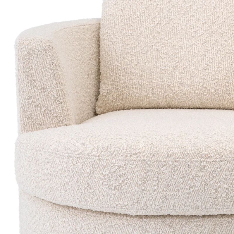 Swivel Chair Felix Boucle Cream