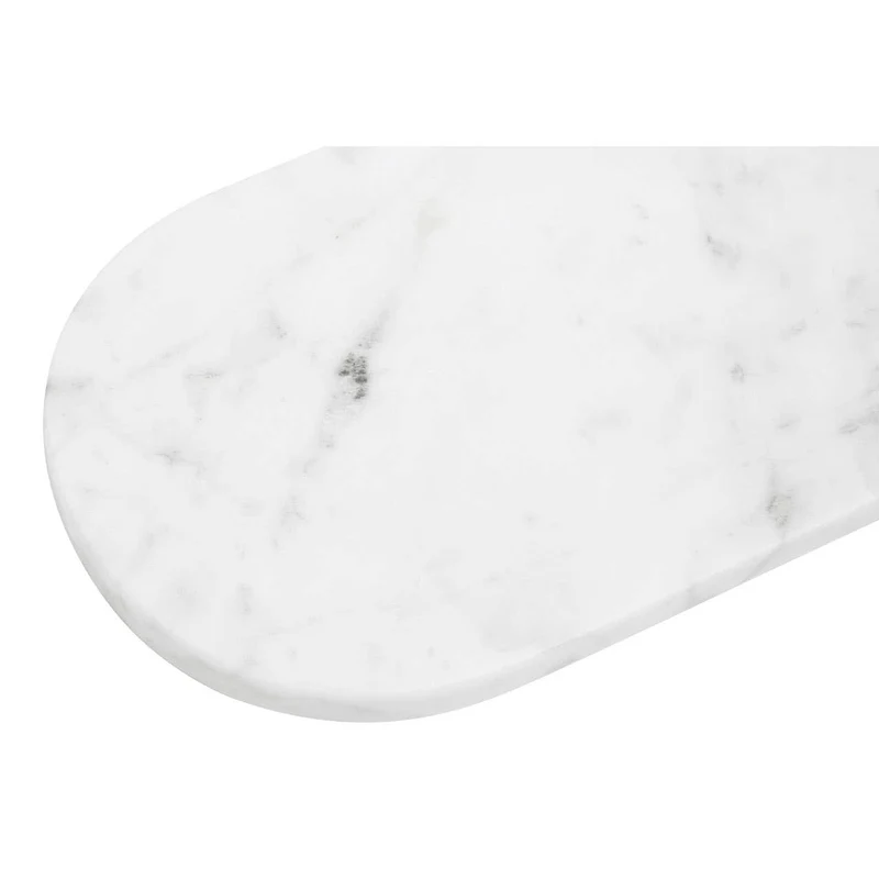Kindia Oblong White Marble Serving Board