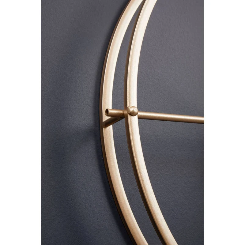 Kent 60cm Dia Large Gold Finish Wall Clock