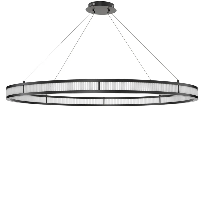 Chandelier Damien XL Bronze & Frosted Glass
