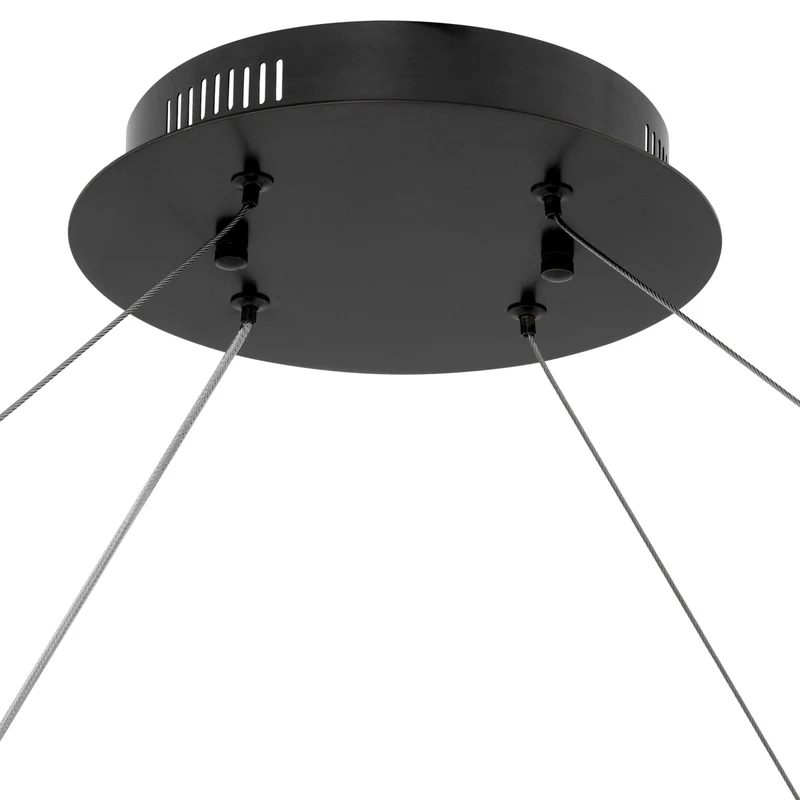 Chandelier Damien XL Bronze & Frosted Glass