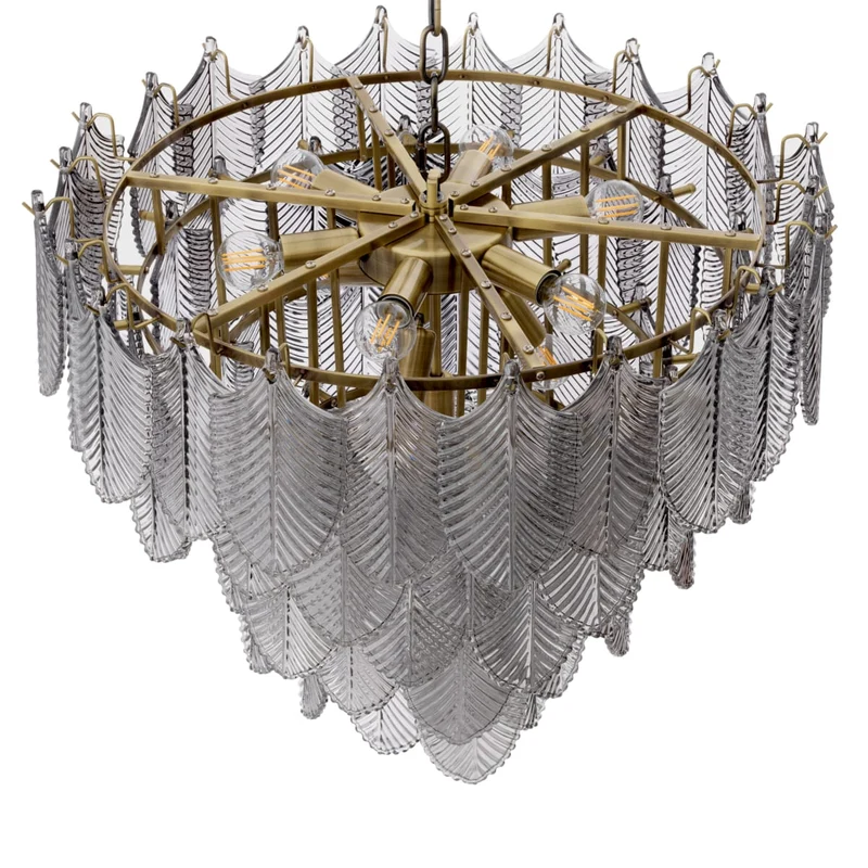 Chandelier Verbier Light Brushed Brass