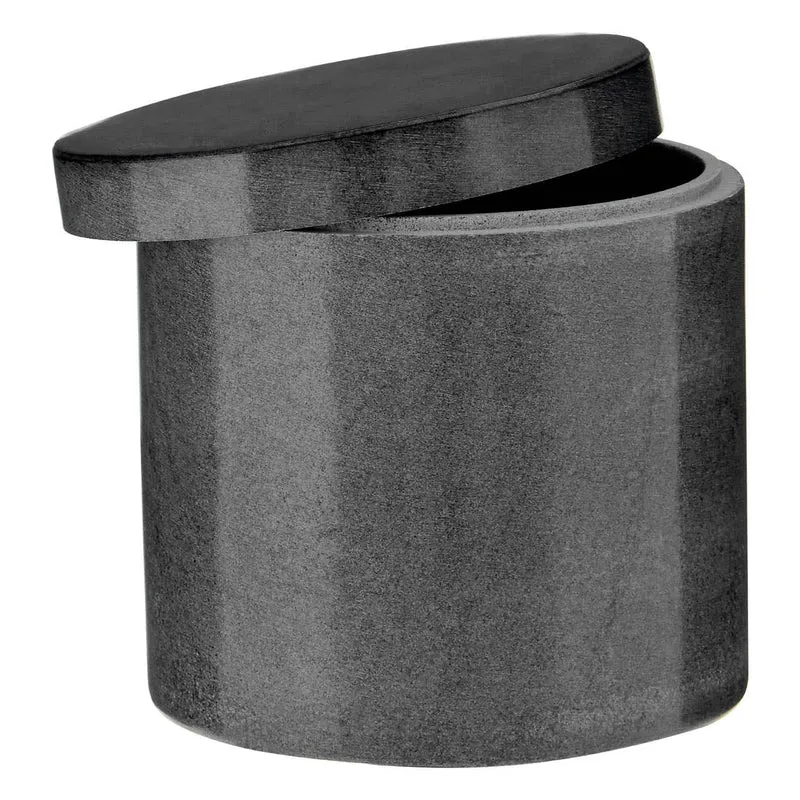 Kamal Dark Grey Marble Effect Cotton Jar